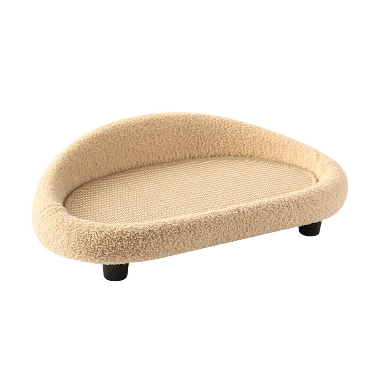 Menolana Pet Sofa Bed Sisal Cat Scratcher Protect Furniture Comfortable Cat Bed Nests Wear Resistant for Small Medium Cats Indoor Cats