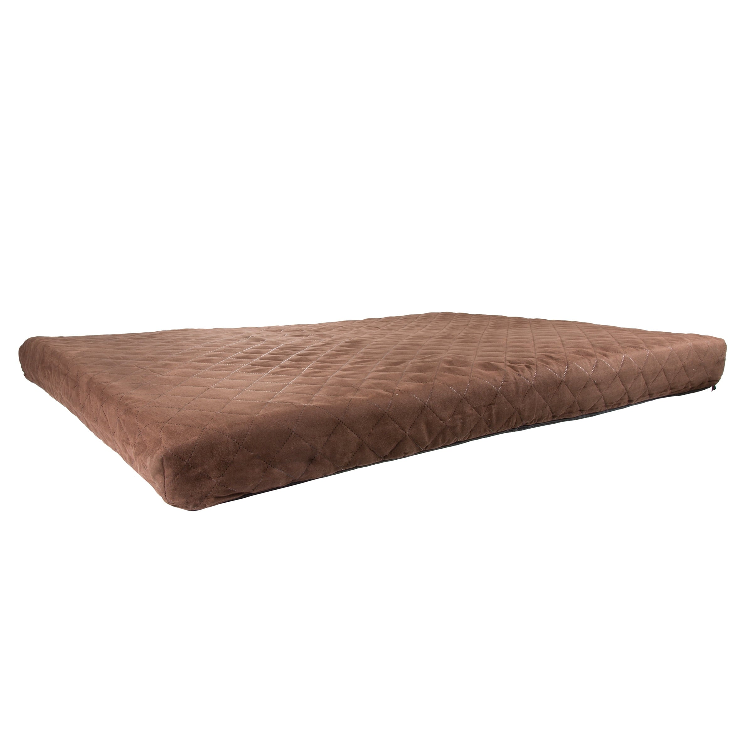 PETMAKER 36in Water-Resistant Dog Bed with Removable Washable Cover (Brown)