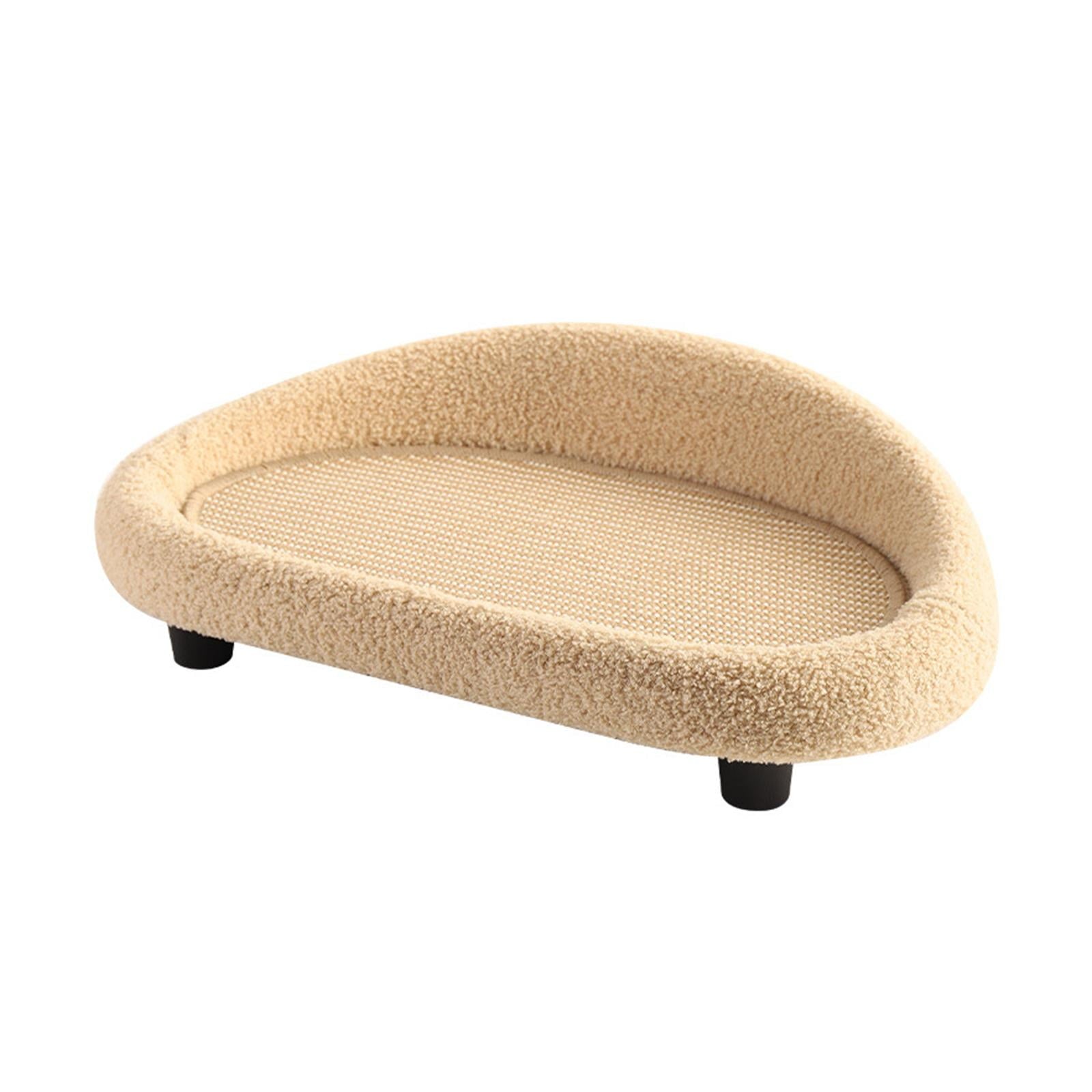 Menolana Pet Sofa Bed Sisal Cat Scratcher Protect Furniture Comfortable Cat Bed Nests Wear Resistant for Small Medium Cats Indoor Cats