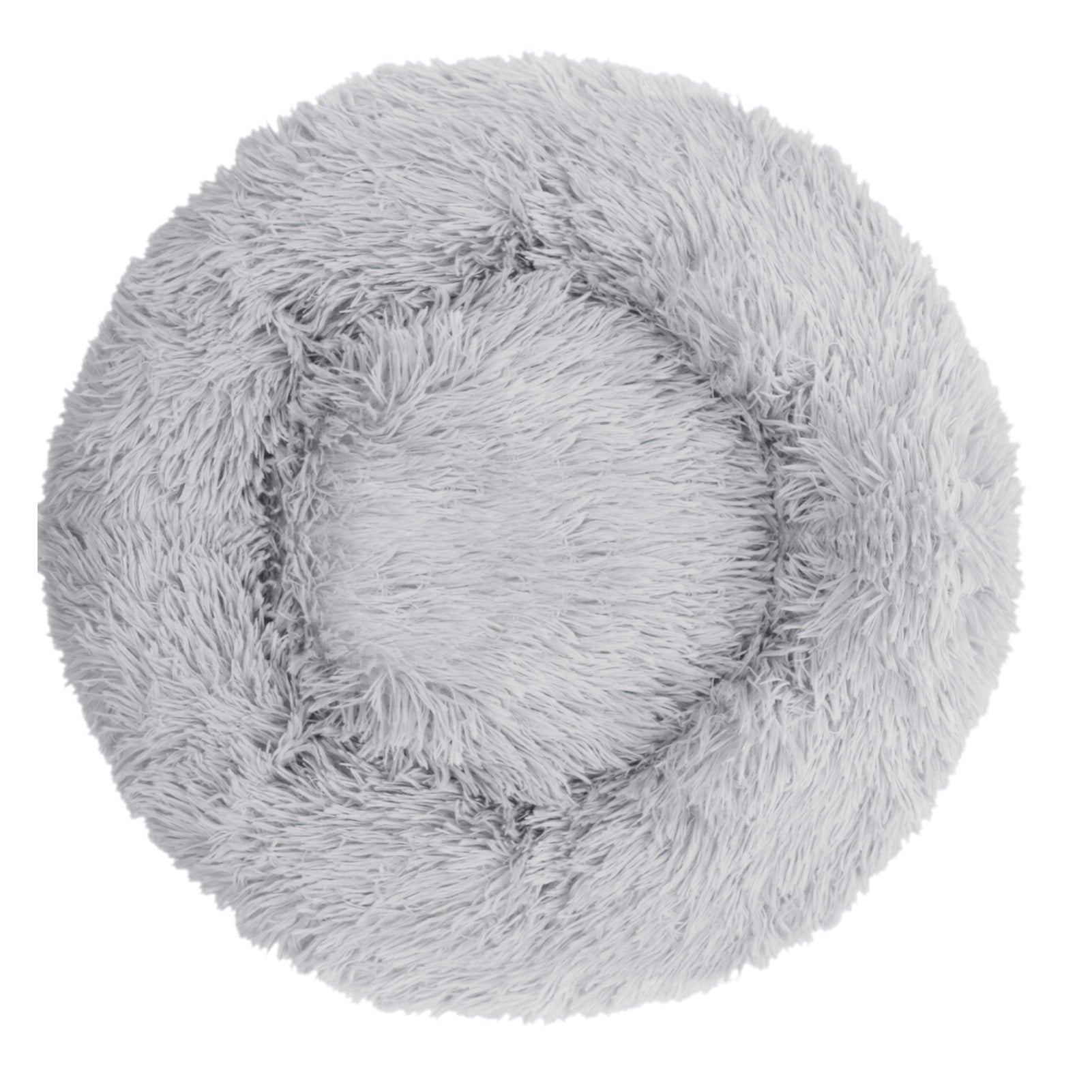 NEWEEN Calming Dog & Cat Bed, Anti-Anxiety Donut Cuddler Warming Cozy Soft Round Bed, Fluffy Faux Fur Plush Cushion Bed for Small Medium Dogs and Cats (20")