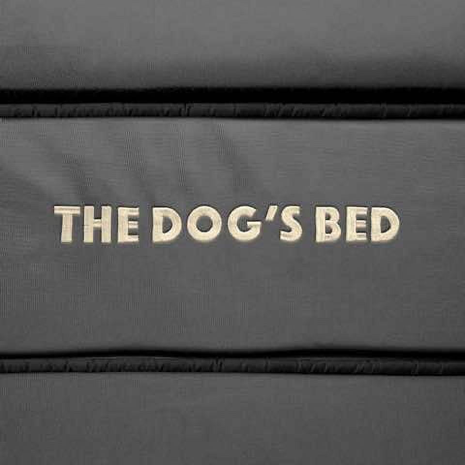 The Dog’s Bed Orthopedic Memory Foam Dog Bed, Medium Grey/Black 34x22, Pain Relief for Arthritis, Hip & Elbow Dysplasia, Post Surgery, Lameness, Supportive, Calming, Waterproof Washable Cover