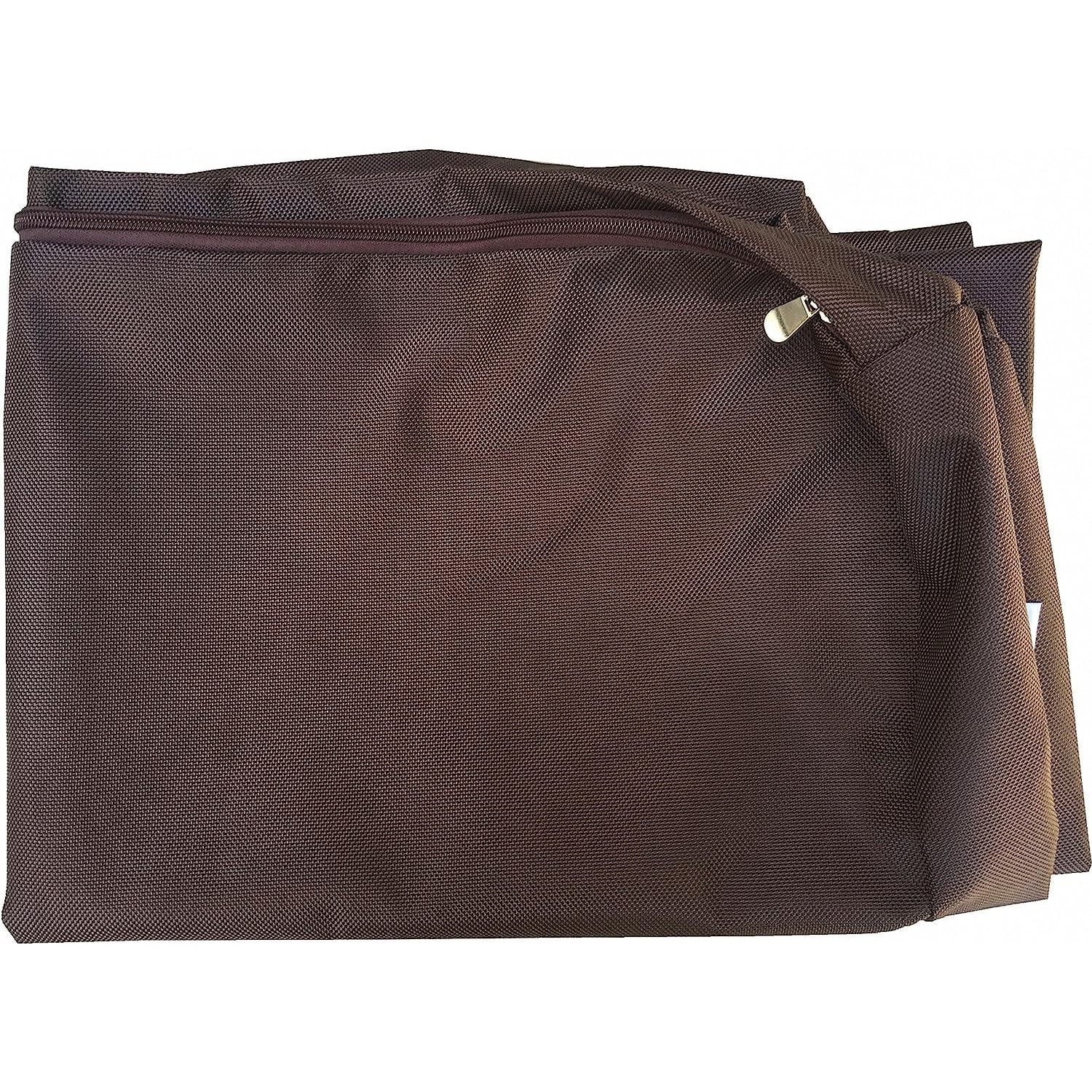 Bilot Large 1680 Ballistic Heavy Duty Dog Pet Bed External Zipper Duvet Cover - Replacement Cover , 41X27X4 Inches, Seal Brown