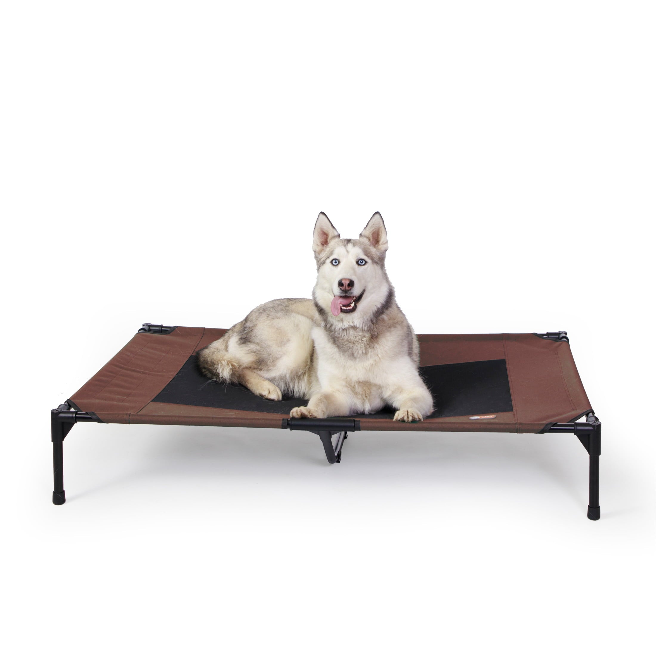K&H Pet Products Original Pet Cot Elevated Dog Bed Taupe/Black Mesh X-Large 50 X 32 X 9 Inches