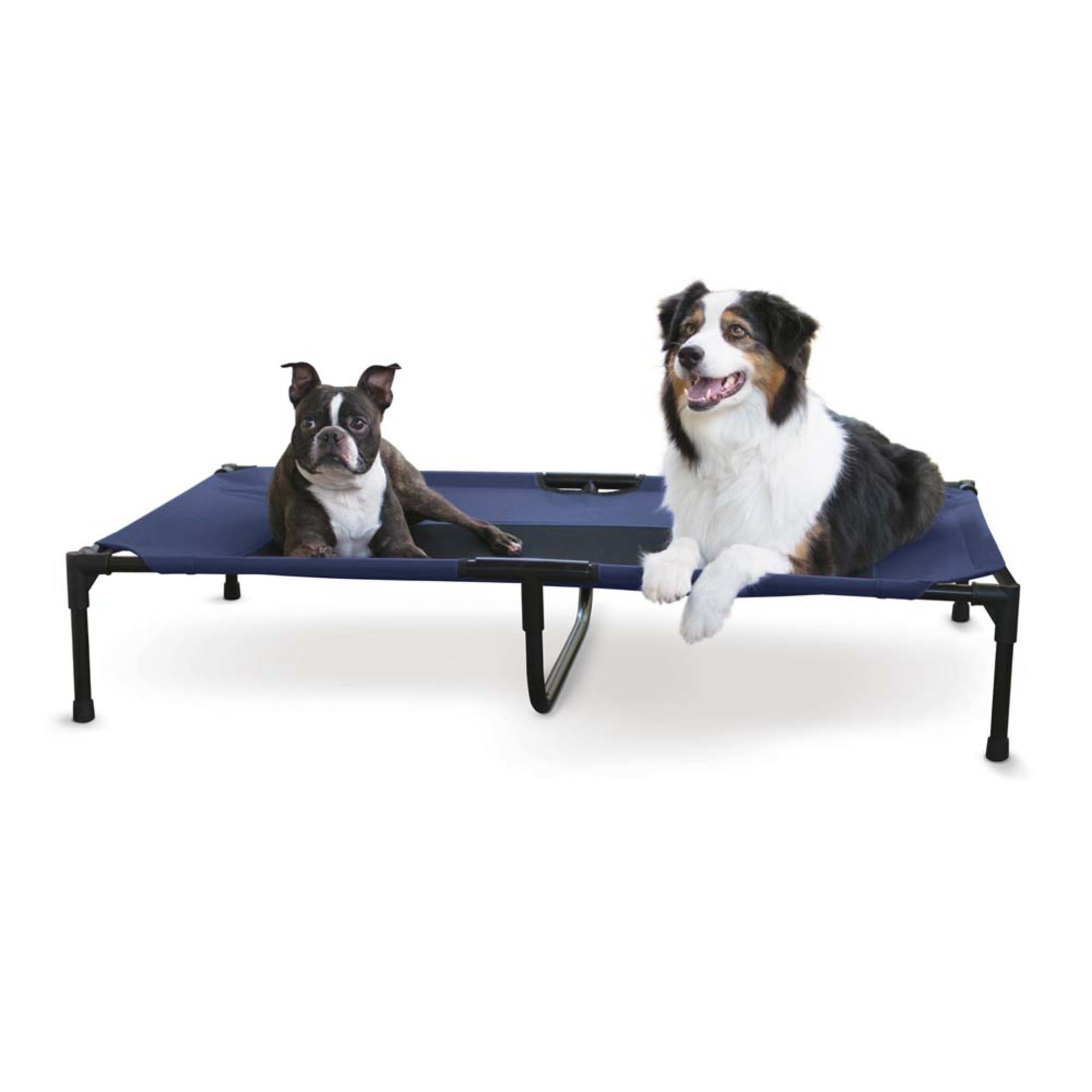 K&H Pet Products Original Pet Cot Elevated Dog Bed Taupe/Black Mesh X-Large 50 X 32 X 9 Inches