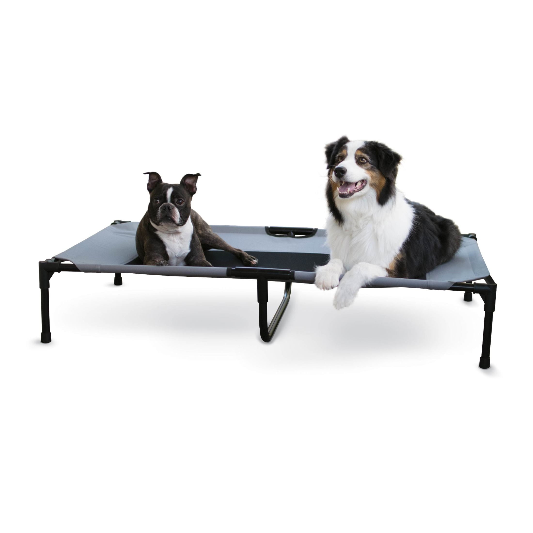 K&H Pet Products Original Pet Cot Elevated Dog Bed Taupe/Black Mesh X-Large 50 X 32 X 9 Inches