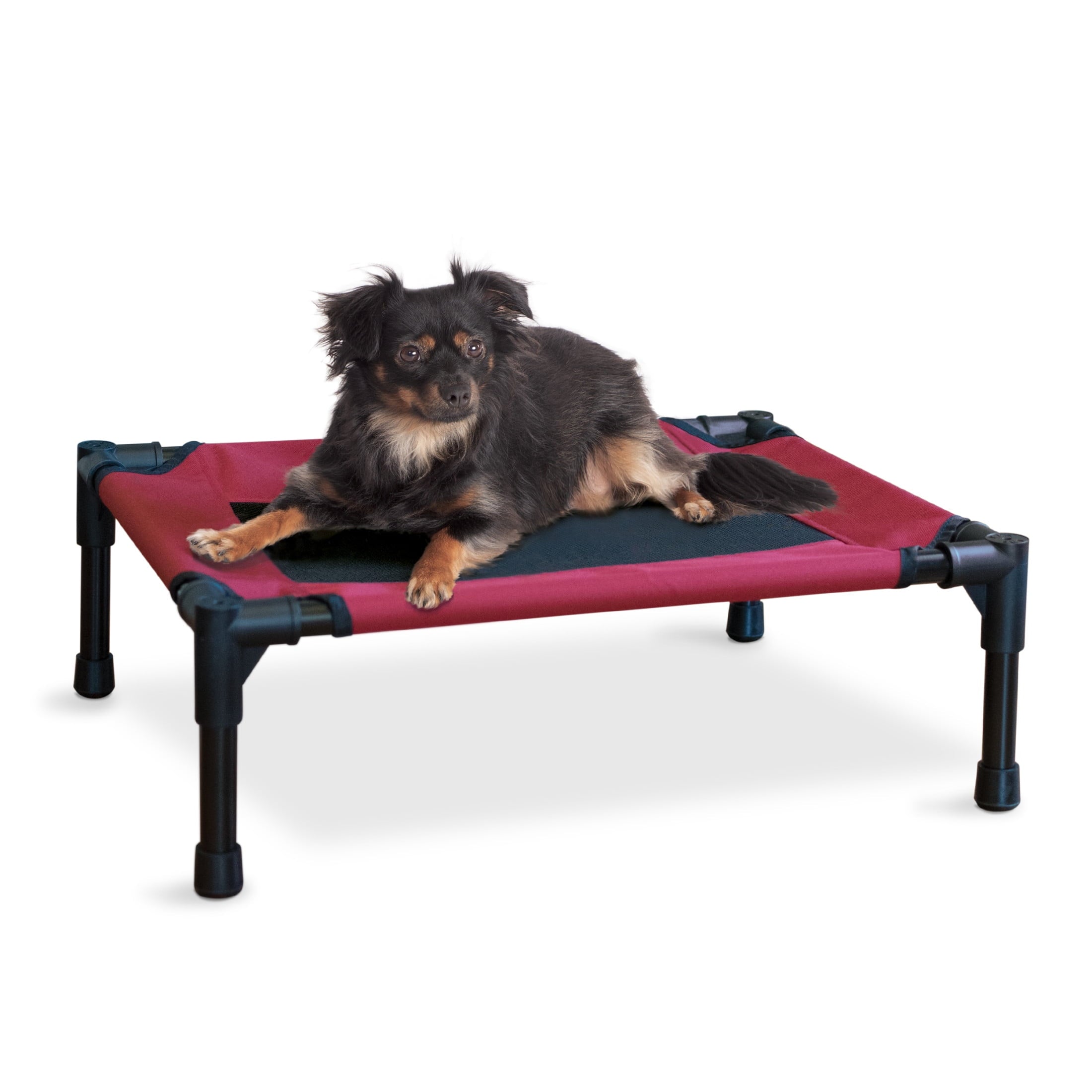 K&H Pet Products Original Pet Cot Elevated Dog Bed Taupe/Black Mesh X-Large 50 X 32 X 9 Inches