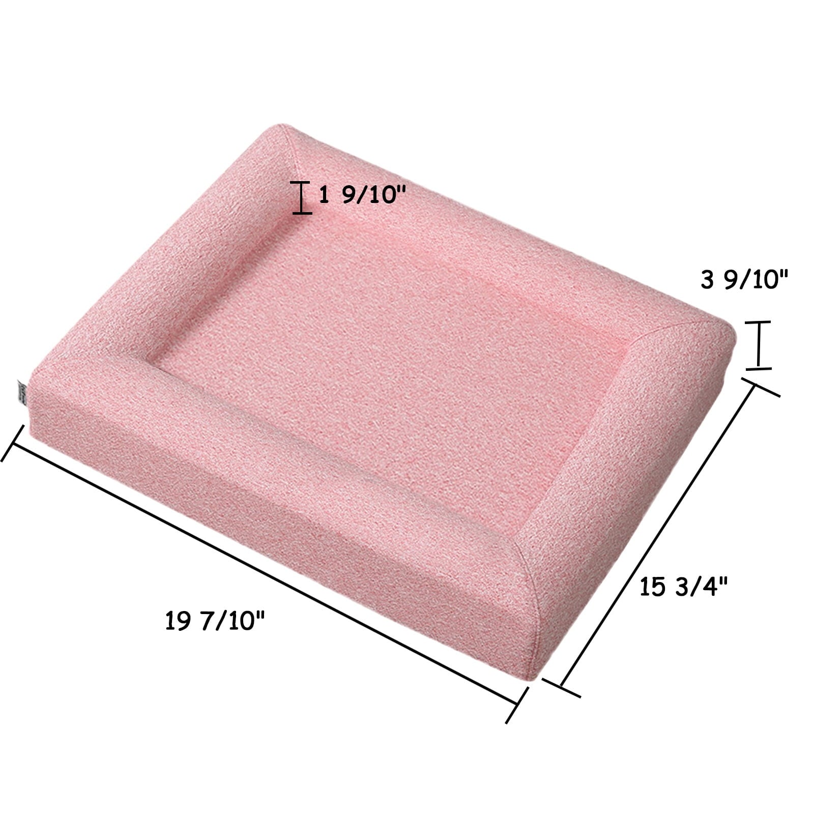 IKUSO Small Dog Bed,Memory Foam Dog & Cat Bed,Washable Double-Sided Dog Mat & Non-Slip Waterproof Bottom,Warm & Indestructible Puppy Bed