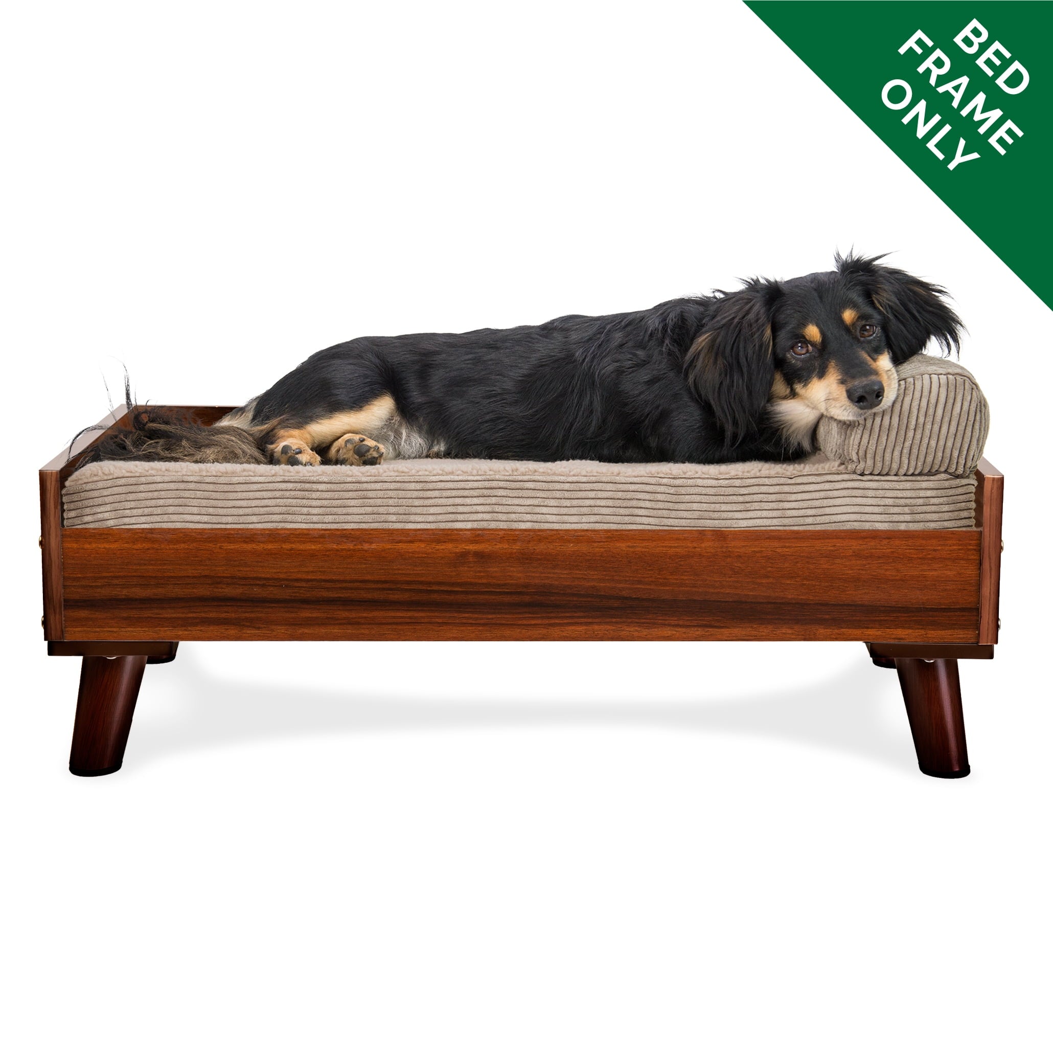 FurHaven Pet Products Bed Frame for Pet Beds - Walnut, Medium