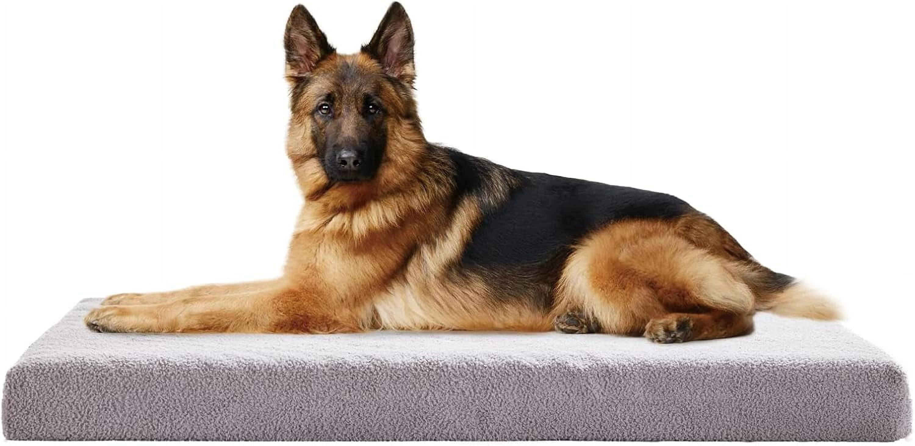 Orthopedic Memory Foam Dog Bed for Large Dogs, Cooling, XL Washable with Waterproof Liner and Gel Memory Foam, Fits up to 110 lbs Pets