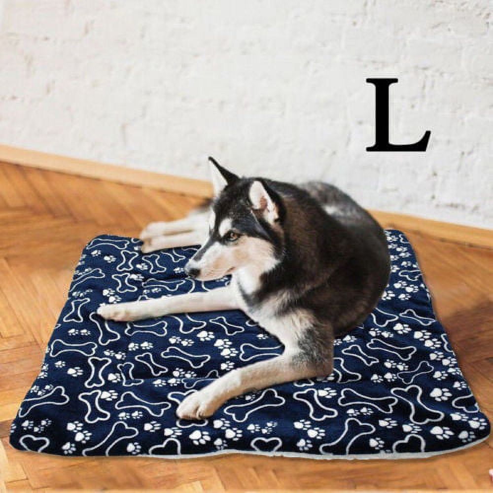 Cute Dog Bed Crate Pad Mat, Pet Kennel Pad Cage Cushion for Large Medium Small Dog Cat