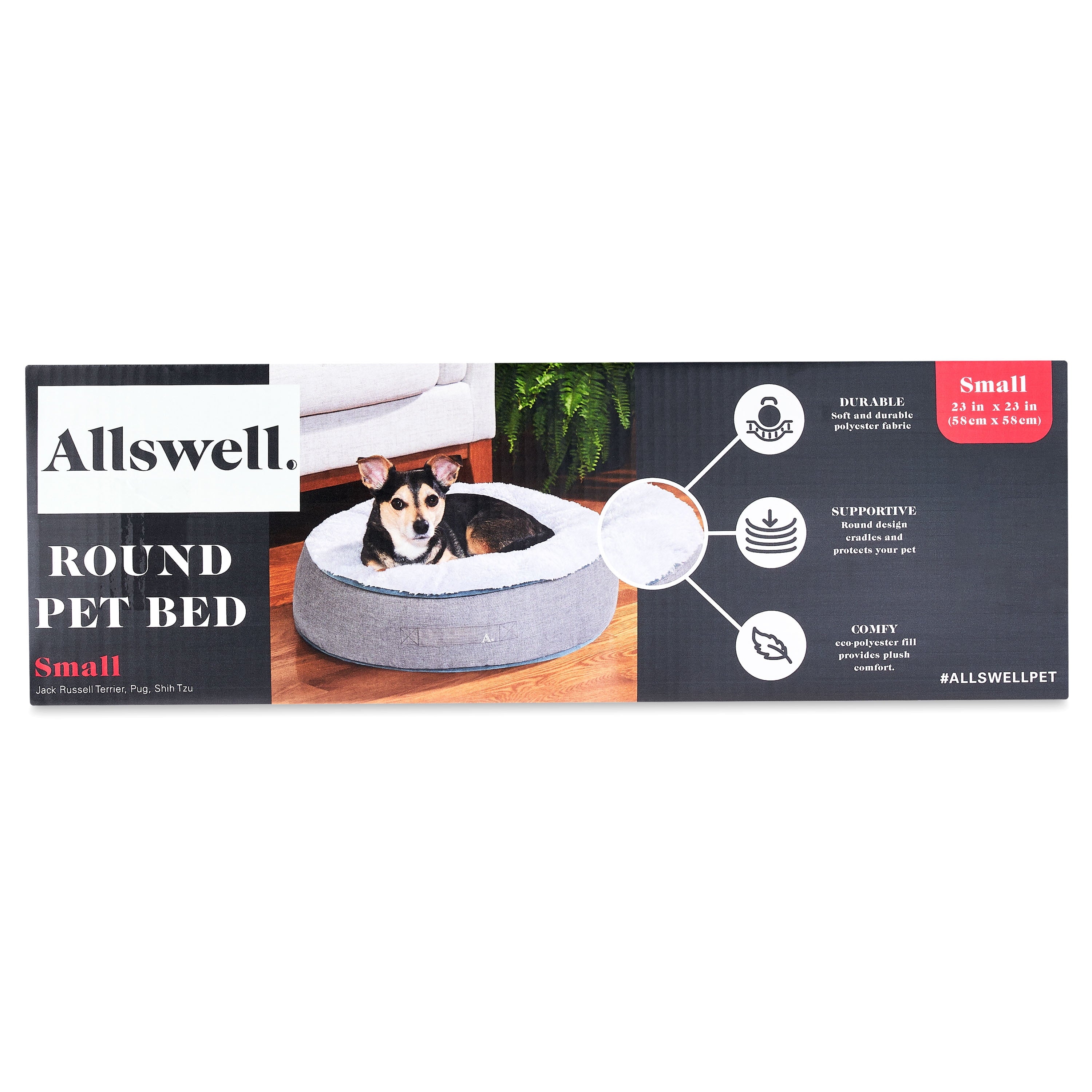 Allswell Premium Round Pet Bed