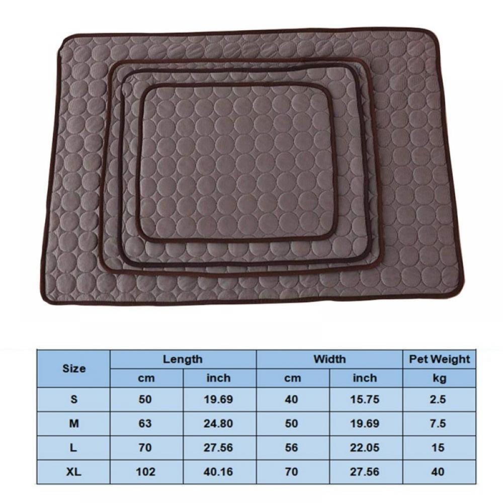 Cooling Mat For Dogs, Large Size Cool Pad – Pressure Activated Gel Dog Cooling Mat – Keep Your Pet Cool This Summer – 15.75 x 11.81Inches